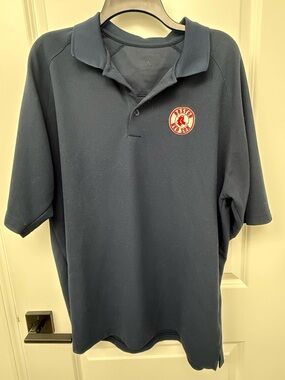Antigua licensed Boston Red Sox ribbed polo. Size XL